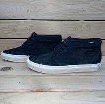 ビリーズ バンズ 30cm チャッカ ブーツ ブラック ホワイト 定価13200円 BILLY'S VANS CHUKKA BOOTS ハラコ 天然皮革 スニーカー ヴァンズ_画像4