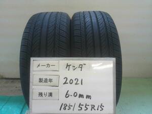 中古 ケンダ タイヤ 185/55R15