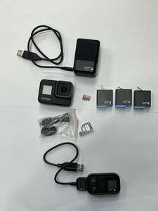 ※GoPro 8 Black /ゴープロ ウェアラブルカメラ アクションカメラ 動作確認済 /GoPro リモコン Smart Remote RMMW2 /micro sd64GB