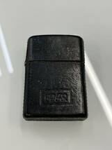 ※【KENZO/ケンゾー】黒皮 オイルライター ステッチ入り 喫煙グッズ 喫煙具 ライター タバコ たばこ ジッポ　zippo ジッポー _画像1