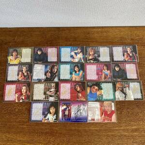 当時物　プロレスカード　箔押し　サインカード　95枚セット　/ トレーディングカード 女子プロ　新日本プロレス　トレカ BBM