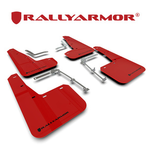 Rally Armor 2020- トヨタ GRヤリス GXPA16 MXPA12 マッドフラップ レッド/ブラック 正規輸入品