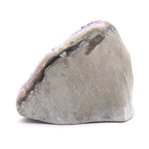 アメジスト クラスター 側面磨き AAA ドゥルーザ 紫水晶 置き物 原石 215g ウルグアイ産 天然石 1点物 2月 誕生石 天然石 amethyst_画像3