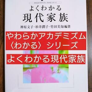 よくわかる現代家族　やわらかアカデミズム〈わかる〉シリーズ（社会福祉士 ケアマネージャー ソーシャルワーカー ケア 相談員 教科書）