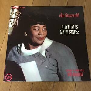 US盤 / Ella Fitzgerald Rhythm Is My Business / Verve Records V6-4056