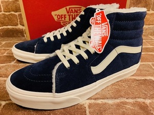 ★新品/USA企画！バンズ.SK8-HI.スケートハイ.本革.スウェード.VANS.裏ボア付き.26,5cm.スニーカー.箱付き.スケーター西海岸サーフスタイル