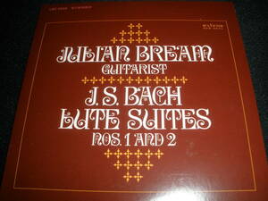 ジュリアン・ブリーム ギター J.S. バッハ リュート 組曲 第1番 2 BWV.996 997 RCA リマスター オリジナル 紙ジャケ