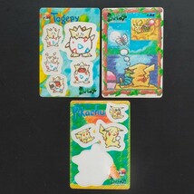 ポケモン ステッチタッチ シールダス カードダス / ピカチュウ フシギダネ トゲピー ポケットポエム 思いでアルバム ベストショット_画像5