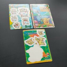 ポケモン ステッチタッチ シールダス カードダス / ピカチュウ フシギダネ トゲピー ポケットポエム 思いでアルバム ベストショット_画像9