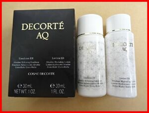 2310*A-1067* cosme Decorte AQ milky lotion face lotion set unused 