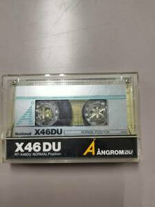 レトロ■カセットテープ National ANGROM X46DU　ナショナル　オングローム　使用