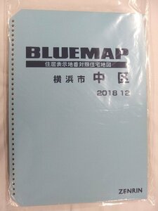 [中古] ゼンリン ブルーマップ(36穴)　神奈川県横浜市中区 2018/12月版/02343