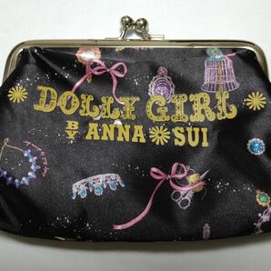 【DOLLY GIRL BY ANNA SUI】ビジュー付きがま口ポーチ