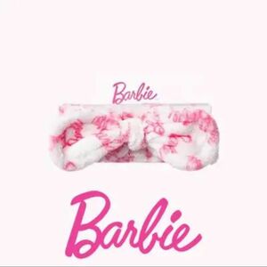 Barbie x MINISO バービー　ヘアバンド　ホワイト　白　洗顔　タオル