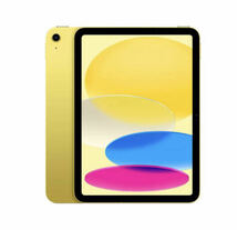 【開封だけ、新品同様】APPLE　iPad 10.9インチ 第10世代 Wi-Fi 256GB 2022年秋モデル MPQA3J/A [イエロー]_画像1