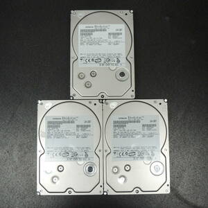 【3台まとめ売り/検品済み】HITACHI 1TB HDD HDS721010KLA330 【使用時間696h・696h・696h】 管理:キ-89