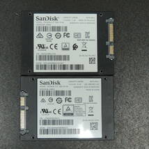 【2台まとめ売り/検品済み】SanDisk SSD PLUS 240GB SDSSDA-240G (使用時間：748h・981h) 管理:サ-30_画像6