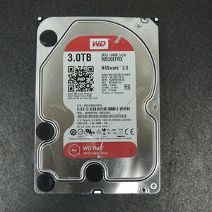 【検品済み】WD 3TB HDD WD30EFRX 外観難あり品 (使用20174時間) 管理:ス-02