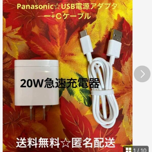 Panasonicパナソニック20W急速充電器RU1-01USB電源アダプター