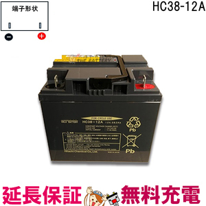安心の純正 保証付 HC38-12A 電動車椅子 バッテリー スズキ シニアカー 電動カート サイクルバッテリー