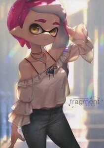 「fragment フラグメント」プラズマココロ　スプラトゥーン　同人誌　Splatoon　フルカラーイラスト集　ガール