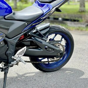 ヤマハ YZF-R25 R3 スイングアーム カバー リアフェンダー マットブラック 2014～2023 