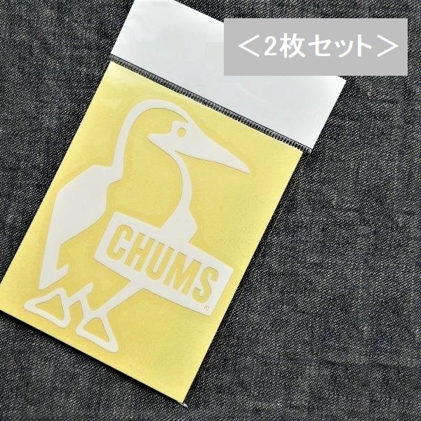 2枚セット チャムス ステッカー Cutting Sheet Booby Bird S 新品 CH62-1547 PVC 防水