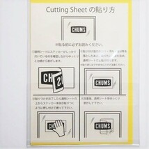 2枚セット チャムス ステッカー Cutting Sheet Booby Bird S 新品 CH62-1547 PVC 防水_画像4