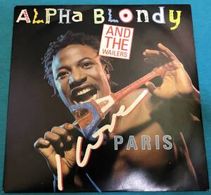 7”●Alpha Blondy And The Wailers / Travailler C'est Trop Dur FRANCEオリジナル盤 Pathe 2015377