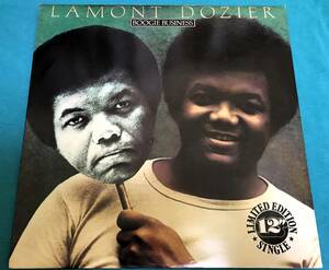 12”●Lamont Dozier / Boogie Business UKオリジナル盤 LV 24 STRAWBERRY刻印　ロフト/ガラージ・クラシック「Going Back To My Roots」