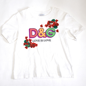  Dolce & Gabbana Kids short sleeves T-shirt D&G flower 7/8 Dolce&Gabbana 