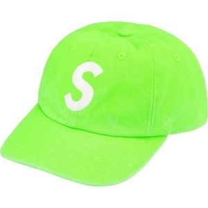 送料無料☆国内正規品☆新品未使用☆Supreme☆23ss☆pigment canvas s logo 6-panel☆camp cap☆mesh back☆pin up☆split☆2-tone