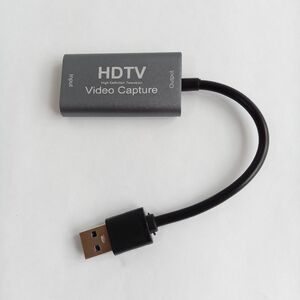 【1円オークション】未使用品 USB-C & HDMI 変換アダプタ キャプチャーボード Type-c ゲーム/ビデオ録画/ライブ配信用 HA01L18