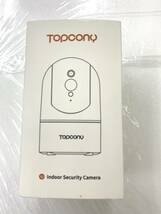 【1円オークション】 Topcony 防犯カメラ 室内用 ペット 留守番カメラ ネットワークカメラ 見守りカメラ WiFi 1080P PTZ TS01A000353_画像1