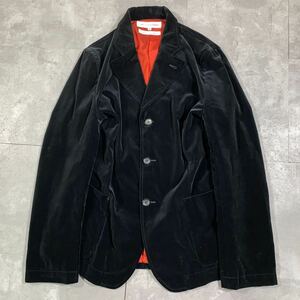 希少　COMME des GARCONS SHIRT コムデギャルソンシャツ■川久保玲　02AW　■ベロア 別珍 ベルベット　■裏 キュプラ■ジャケット ブルゾン