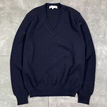 希少　COMME des GARCONS SHIRT コムデギャルソンシャツ　■川久保玲　■定番　■ウール　Vネック　■ニット　セーター　■コレクション_画像9