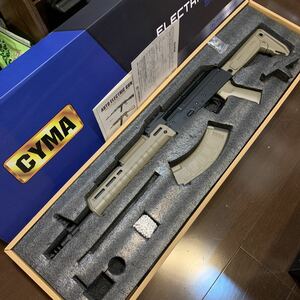 【中古】　CYMA　電動ガン CM077A　Zhukov　AK　S-Stock　TANカラー　美品