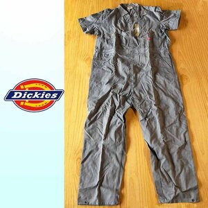 並行輸入 在庫処分品 ディッキーズ つなぎ ビッグサイズ 大きいサイズ グレー 半袖 Dickies アメカジ 作業着 カバーオール コットン メンズ