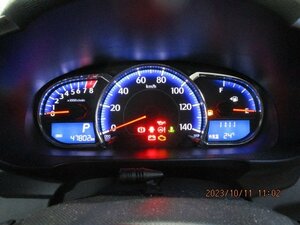 [R60:G②][走行距離47,802km] ダイハツ LA100S ムーヴカスタム スピードメーター CVT 2WD [83800-BA570] ＊動作確認済み