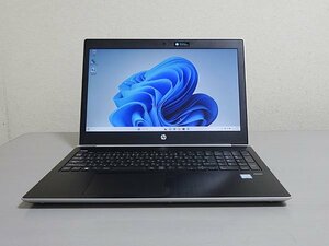 HP ProBook 450 G5 Notebook PC Core i5 8250U 1.60GHz/8GB/SSD 128GB+HDD 500GB WLAN Bluetooth フルHD Webカメラ Win11