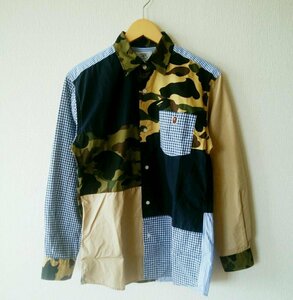 APE S エイプ シャツ、ブラウス 長袖 Shirt Blouse 10008451