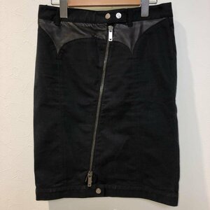 EMPORIO ARMANI 38 エンポリオアルマーニ スカート ひざ丈スカート Skirt Medium Skirt 黒 / ブラック / 10008071