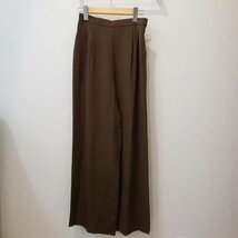 FOXEY BOUTIQUE 40 フォクシーブティック パンツ スラックス ワイドパンツ Pants Trousers Slacks 茶 / ブラウン / 10008667_画像1