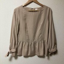 BE NEAT 表記無し ビーニート カットソー 長袖 Cut and Sewn ベージュ / ベージュ / 10008127_画像1