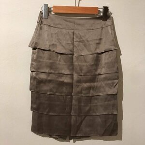 COUP DE CHANCE 36 クードシャンス スカート ひざ丈スカート Skirt Medium Skirt 灰 / グレー / 10010842