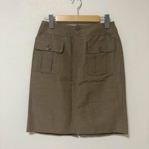 BALLSEY 36 ボールジィ スカート ひざ丈スカート Skirt Medium Skirt 茶 / ブラウン / 10011623