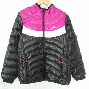 adidas L アディダス ジャケット、上着 ダウンジャケット Jacket 白 / ホワイト / X 黒 / ブラック / X 紫 / パープル / 10011918