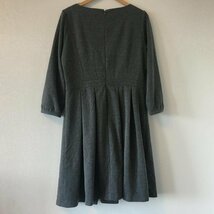 Burlone 表記無し ブルローネ ワンピース ひざ丈スカート One-Piece Medium Skirt 灰 / グレー / 10015546_画像2