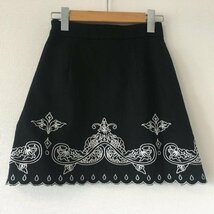 MURUA 1 ムルーア スカート ミニスカート Skirt Mini Skirt Short Skirt 黒 / ブラック / X 白 / ホワイト / 10012655_画像2