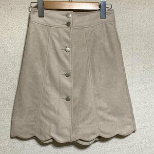 OLIVE des OLIVE S オリーブデオリーブ スカート ひざ丈スカート Skirt Medium Skirt ベージュ / ベージュ / 10014919